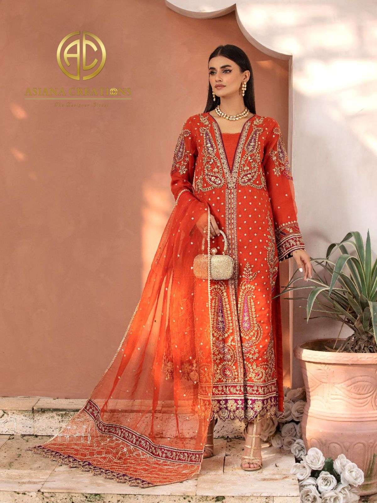 Organza Sharara Suit Pakistani Suit 4 (US-582)